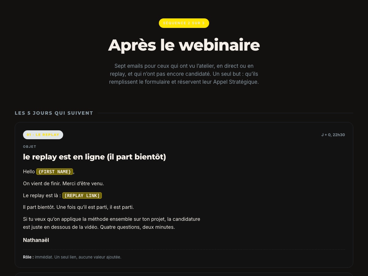 Post-webinar preview