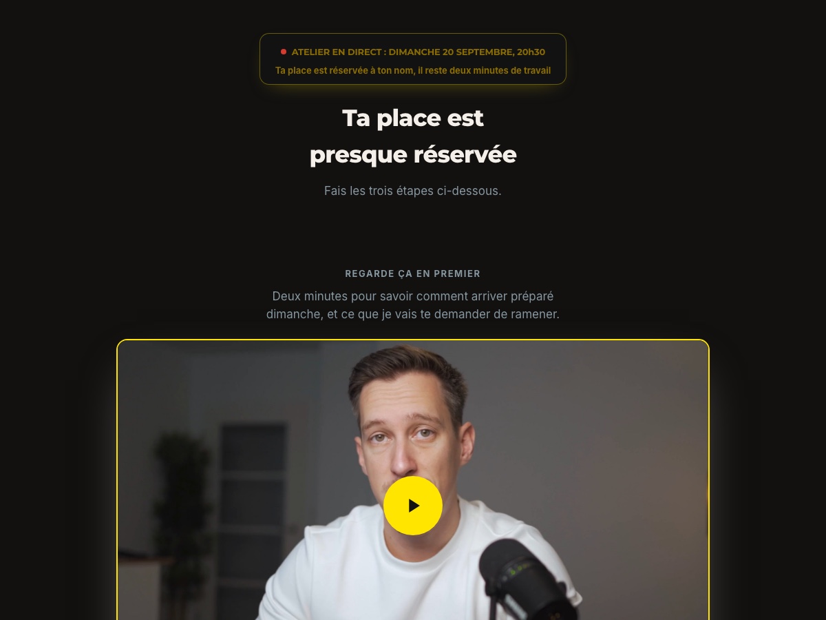 Thank-you page preview